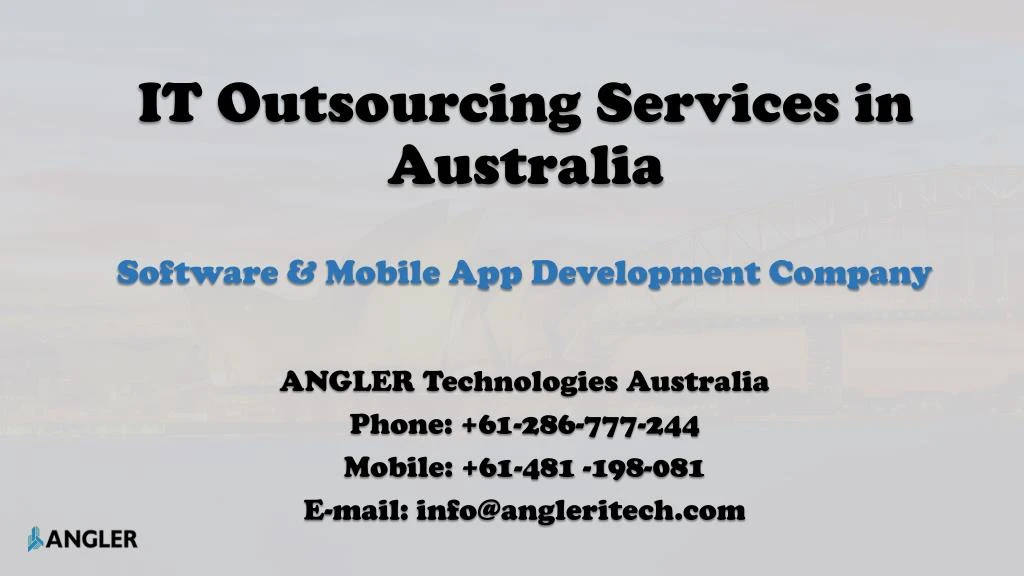 it outsourcing services in australia