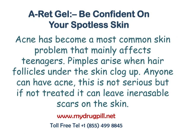 Buy A-Ret Gel Online Skincare Cream