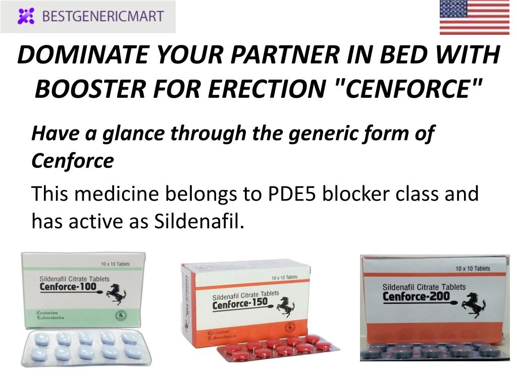 dominate your partner in bed with booster for erection cenforce