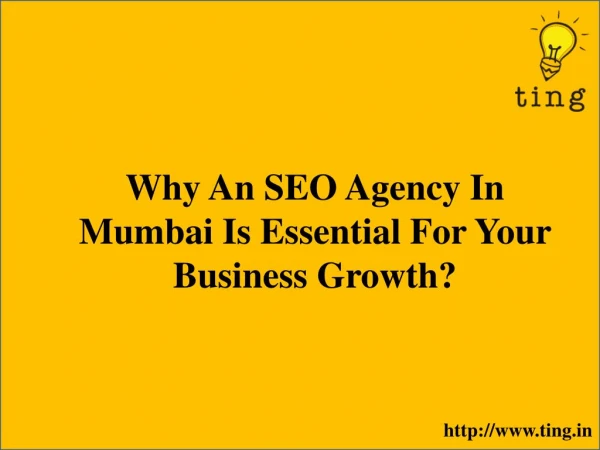 Why An SEO Agency In Mumbai Is Essential For Your Business Growth?