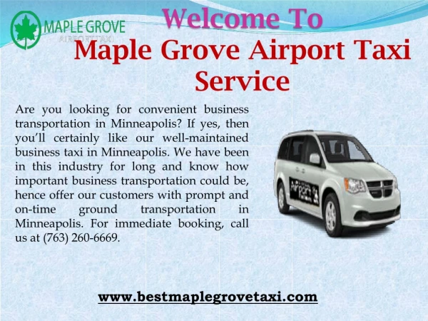 Eco-Friendly Taxi Service in Minneapolis