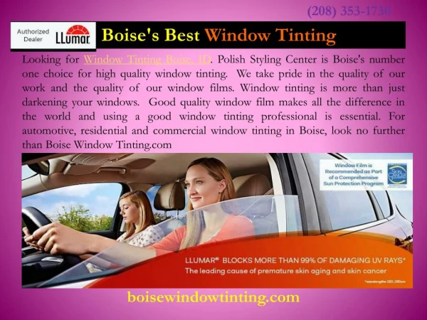 Window Tinting Service in Boise | Boise Window Tinting