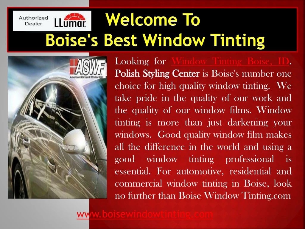 looking for window tinting boise id polish polish