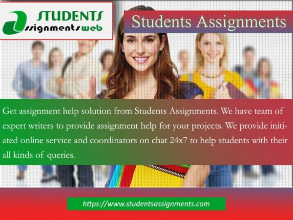 Assignment Help Solution