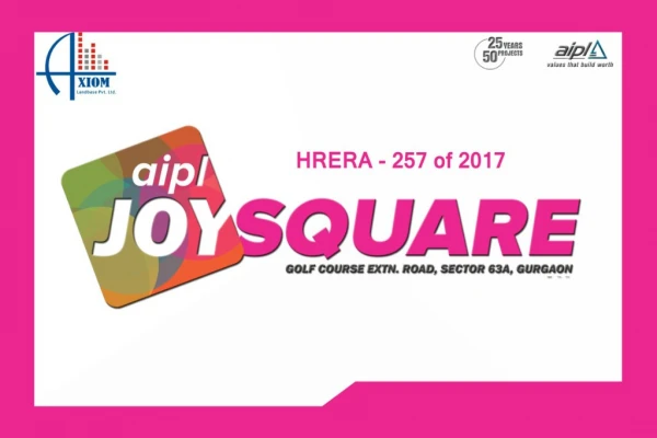 AIPL Joy Square Sector 63A Gurgaon