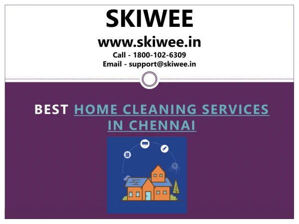 Home cleaning services in Chennai - Skiwee