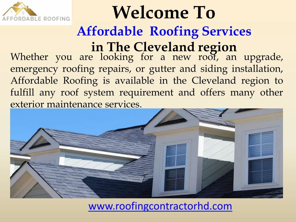 welcome to affordable roofing services