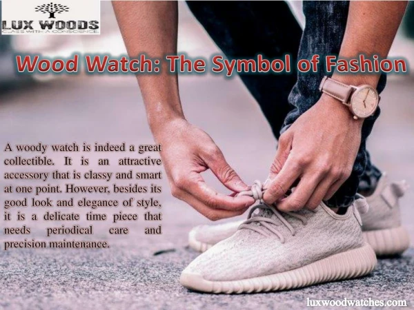 Wood Watch: The Symbol of Fashion