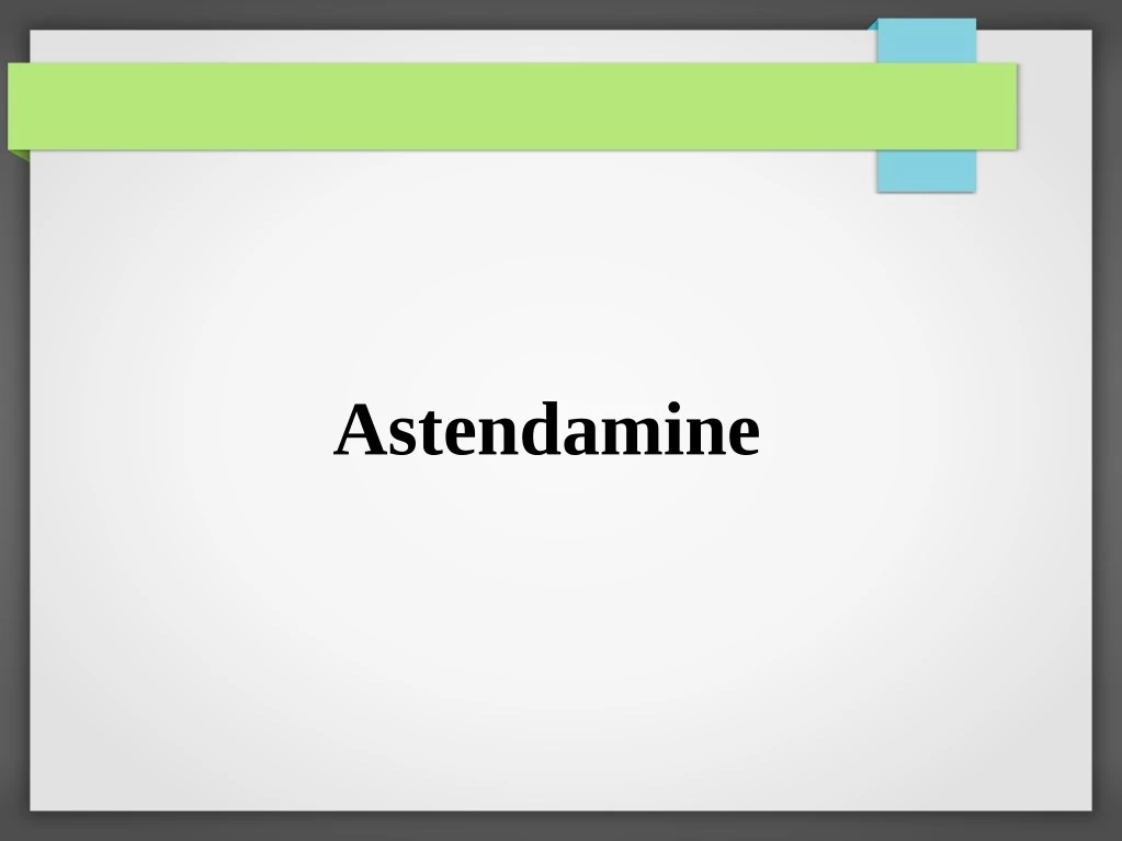 astendamine