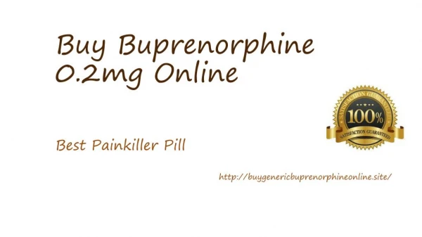 Buy Buprenorphine Online The Best Choice For Treating