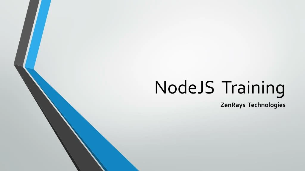 nodejs training