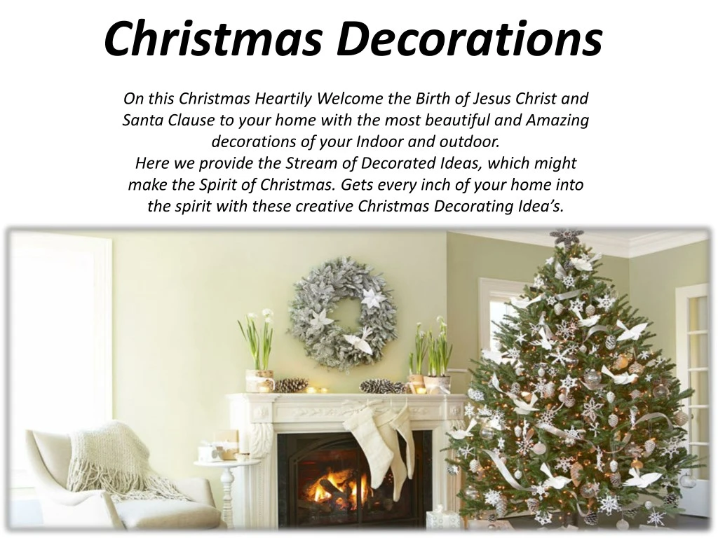 christmas decorations santa clause to your home