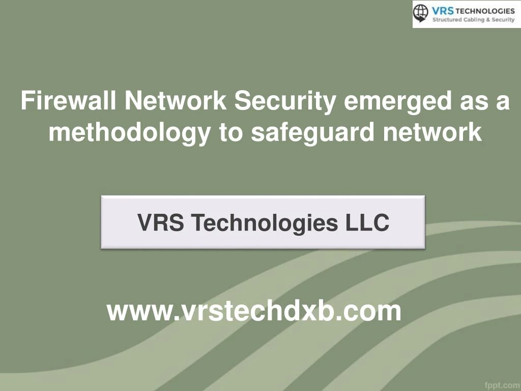 firewall network security emerged as a methodology to safeguard network