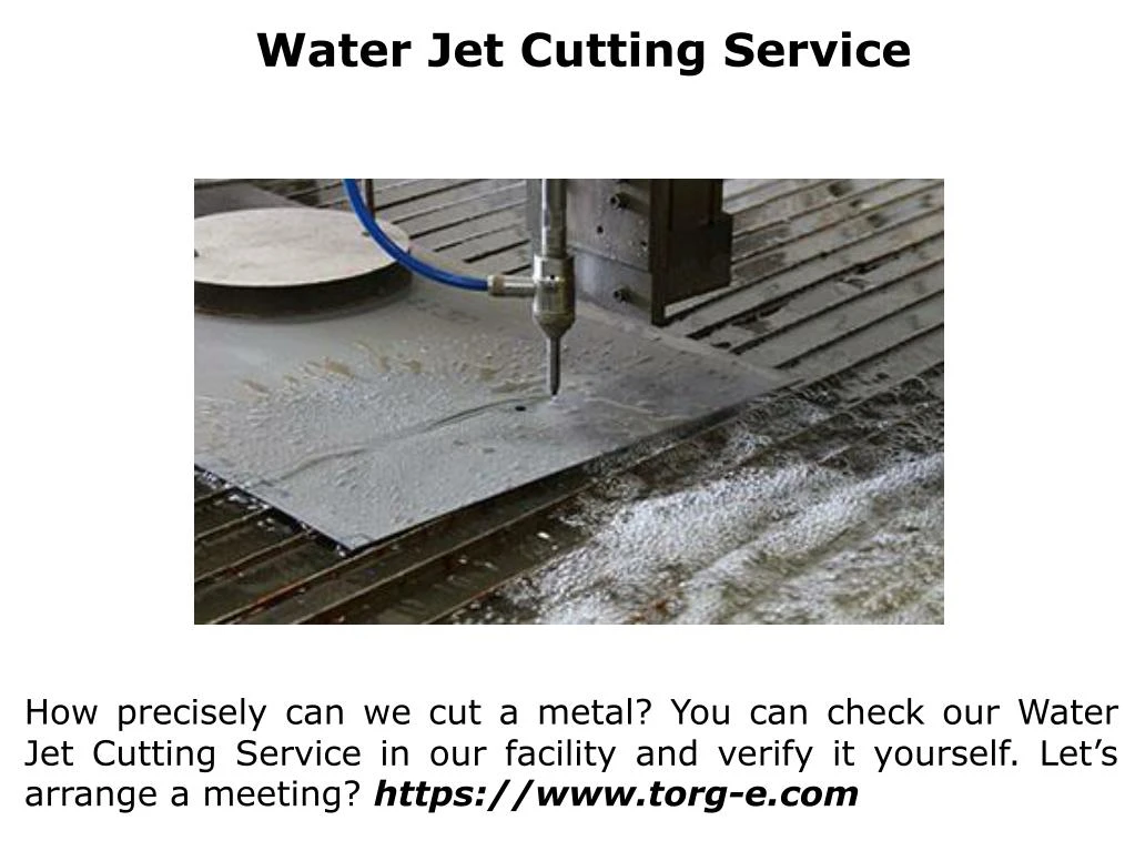 water jet cutting service