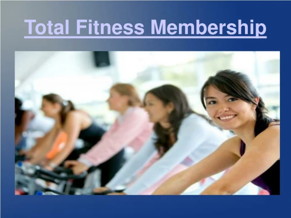Total Fitness Membership