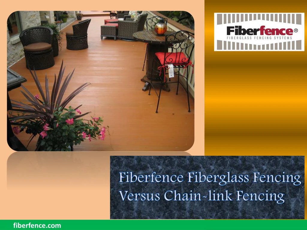 fiberfence fiberglass fencing versus chain link