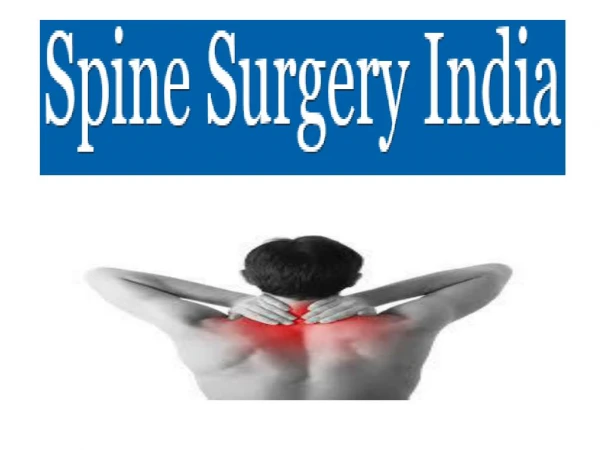 Get the Endoscopic spine surgery in india,