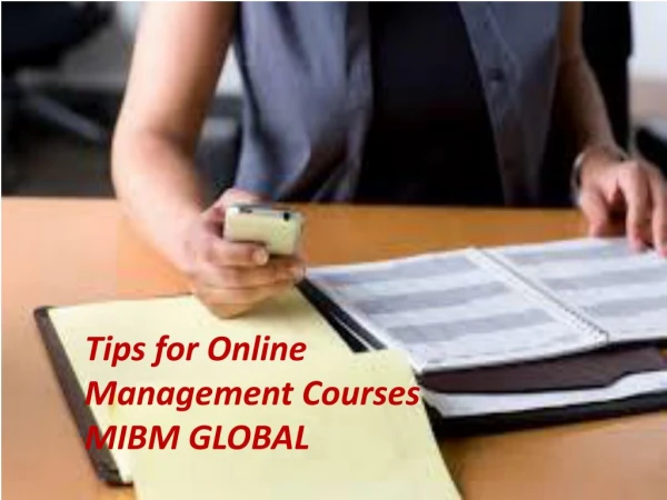 Tips for Online Management Courses and will also help in quickly replying to organization