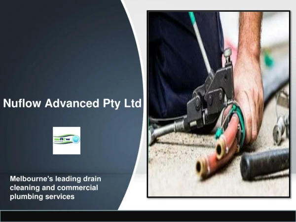 Reliable Commercial Plumber in Melbourne - Nuflow Advanced Pty Ltd