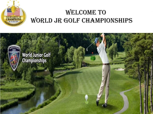 Junior World Golf Championships
