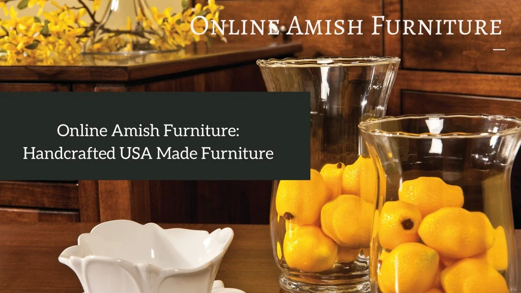 online amish furniture