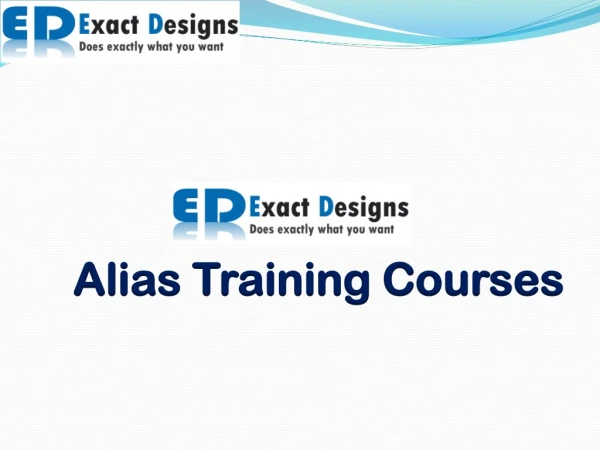 Alias Training Courses