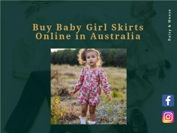 Shop Baby Girl Skirts And Long Skirts Online In Australia