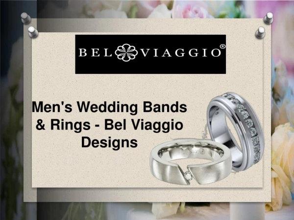 Men's Wedding Bands & Rings - Bel Viaggio Designs