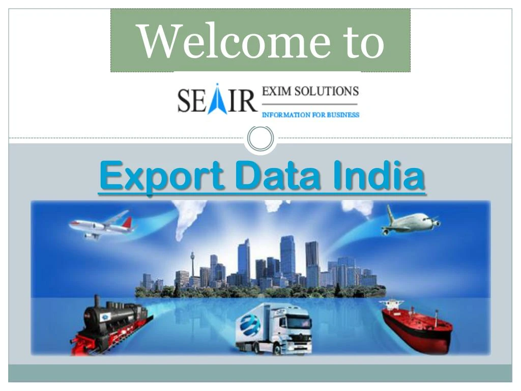 export data india