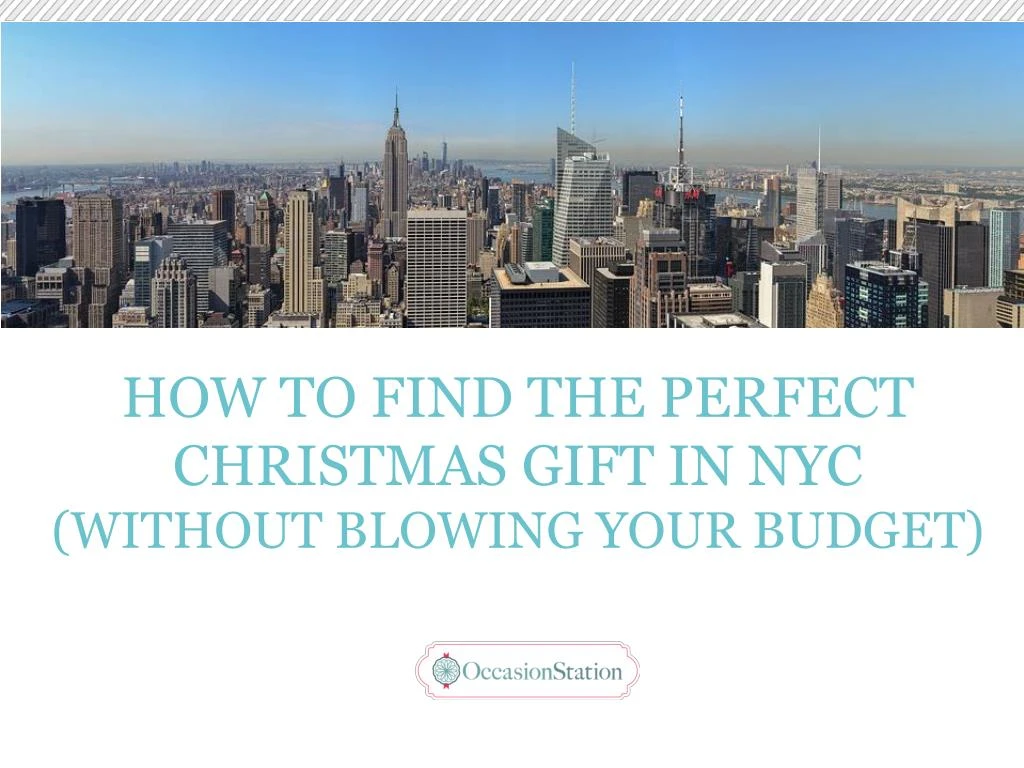 how to find the perfect christmas gift in nyc without blowing your budget