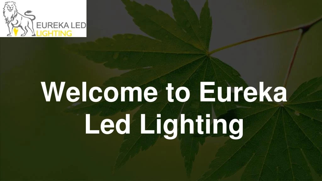 welcome to e ureka led lighting