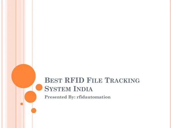 Top RFID Tag Reader services In India with RFID Automation