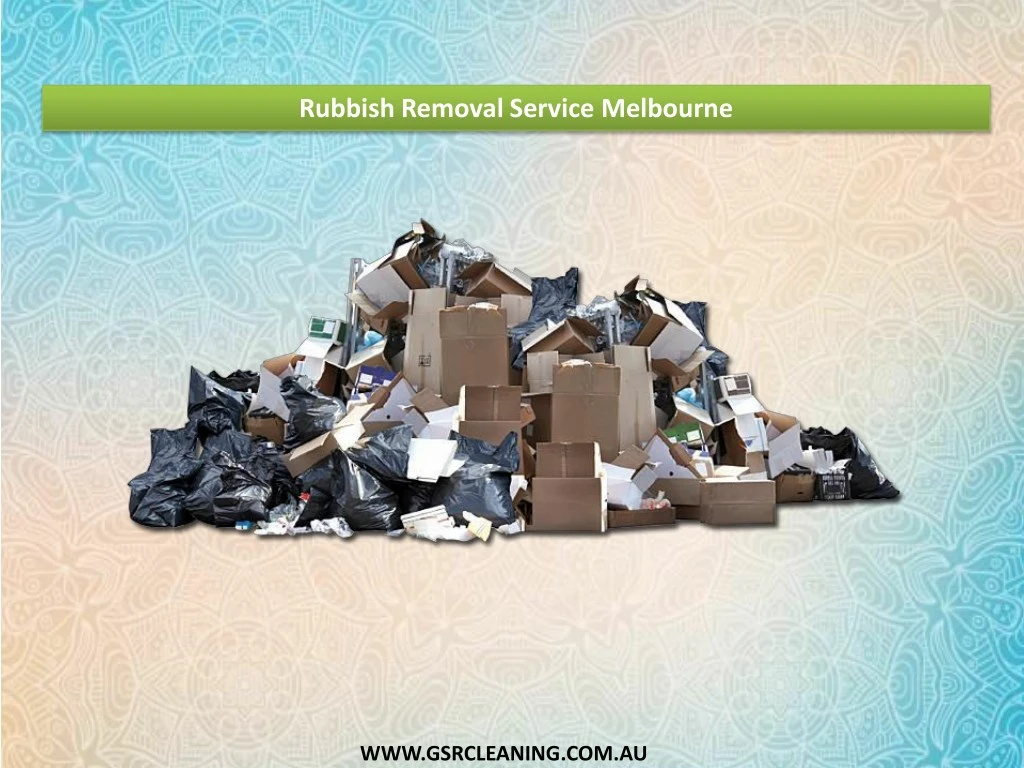 rubbish removal service melbourne