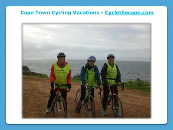 Cape Town Cycling Vacations