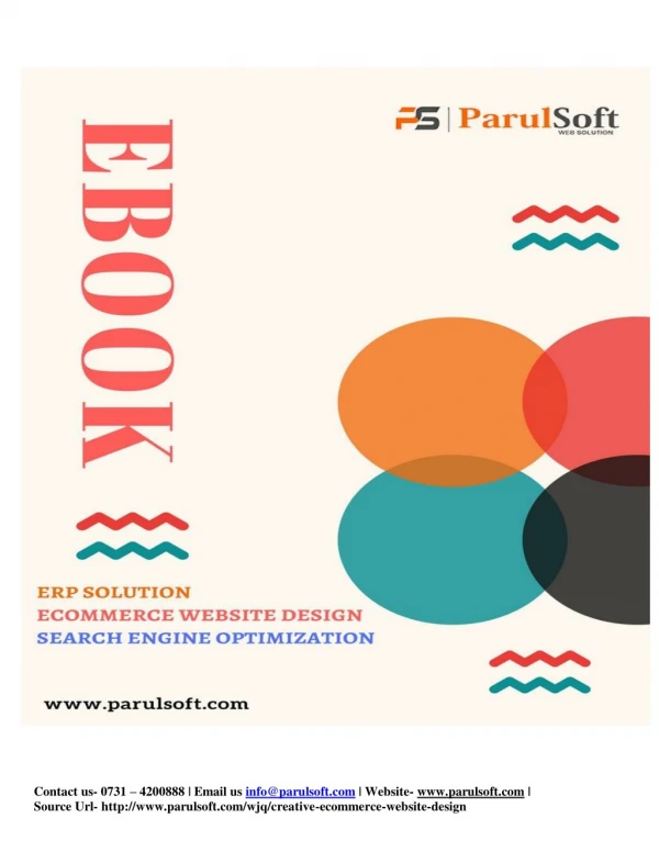 CREATIVE ECOMMERCE WEBSITE DESIGN-parulsoftwebsolution