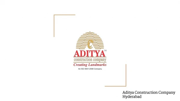 Aditya Empress Park By Aditya Construction Company Hyderabad