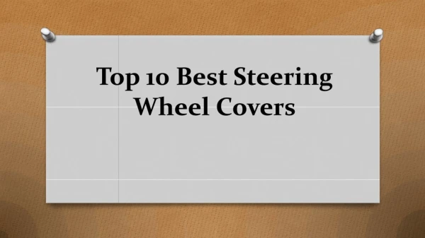 Top 10 best steering wheel covers