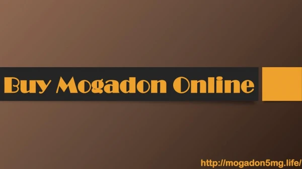 Buy Mogadon Online from a reliable supplier