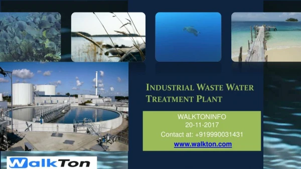 Industrial Waste Water Treatment Plant In India