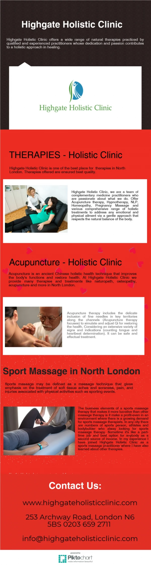 Sport Massage in North London - Highgate Holistic Clinic