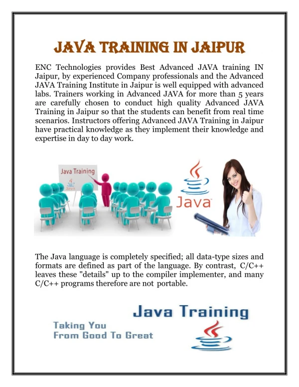 Java Training Jaipur