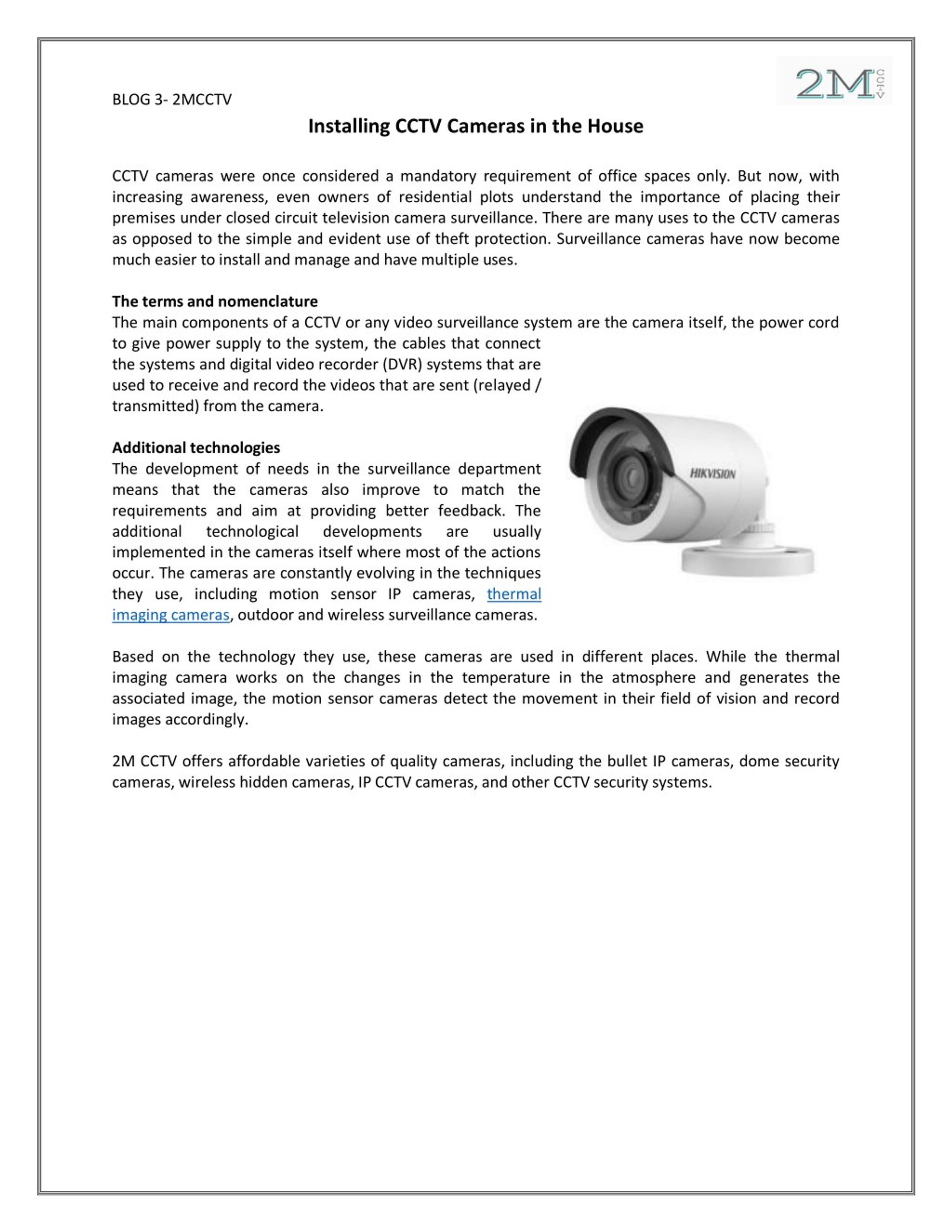 PPT - Installing CCTV Cameras in the House PowerPoint Presentation ...
