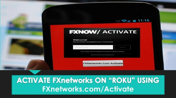 How can Activate FX Com Networks on Roku