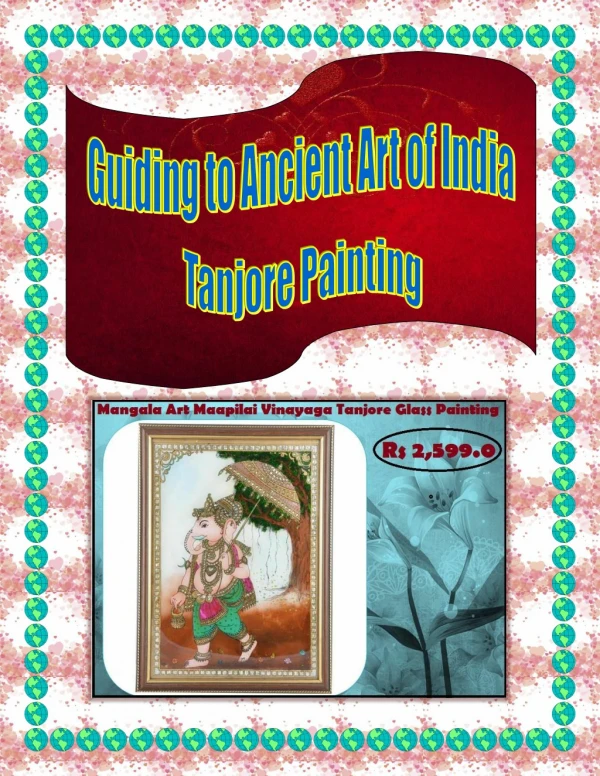 Guiding to Ancient Art of India: Tanjore Painting