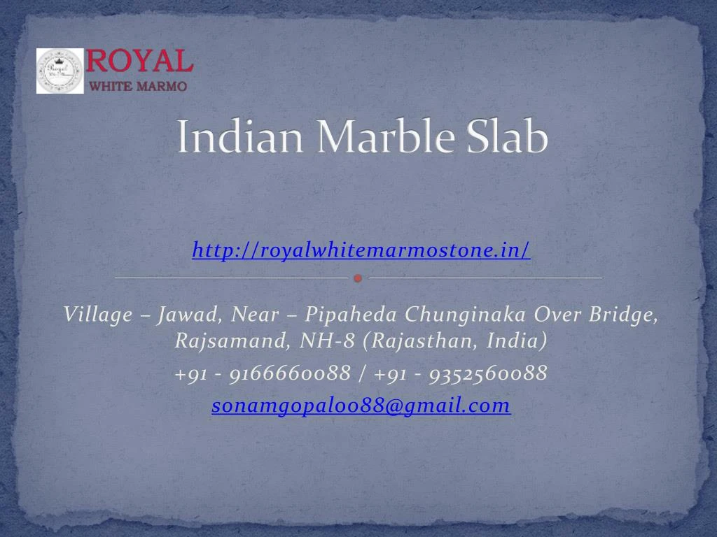 indian marble slab