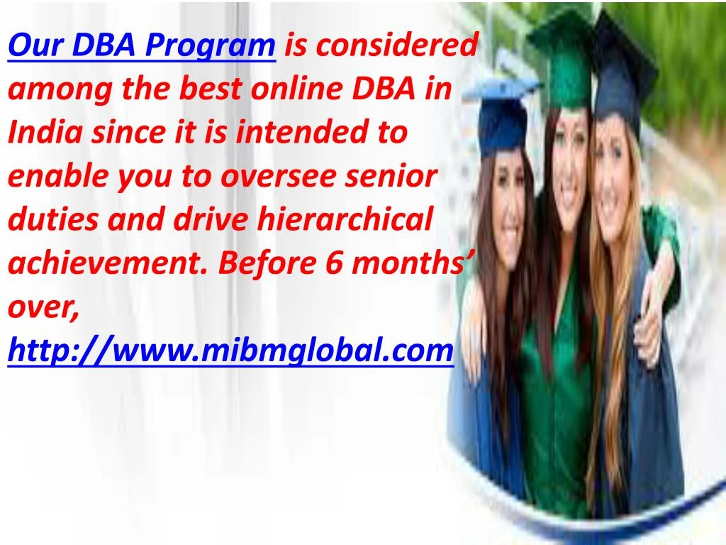 our dba program is considered among the best