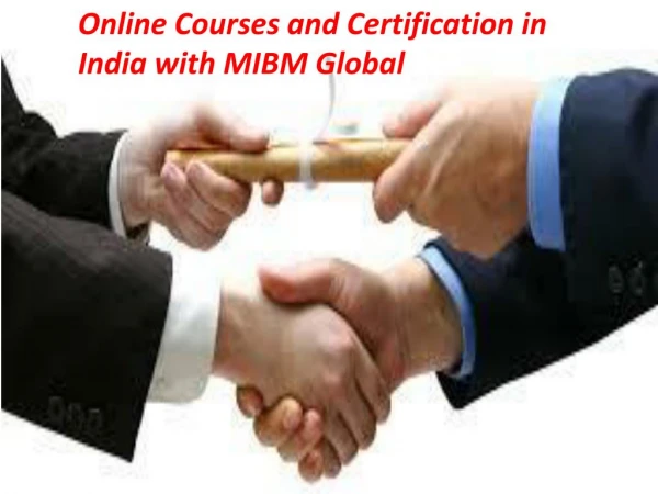 online courses and certification in india with