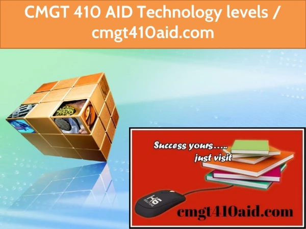 CMGT 410 AID Technology levels / cmgt410aid.com