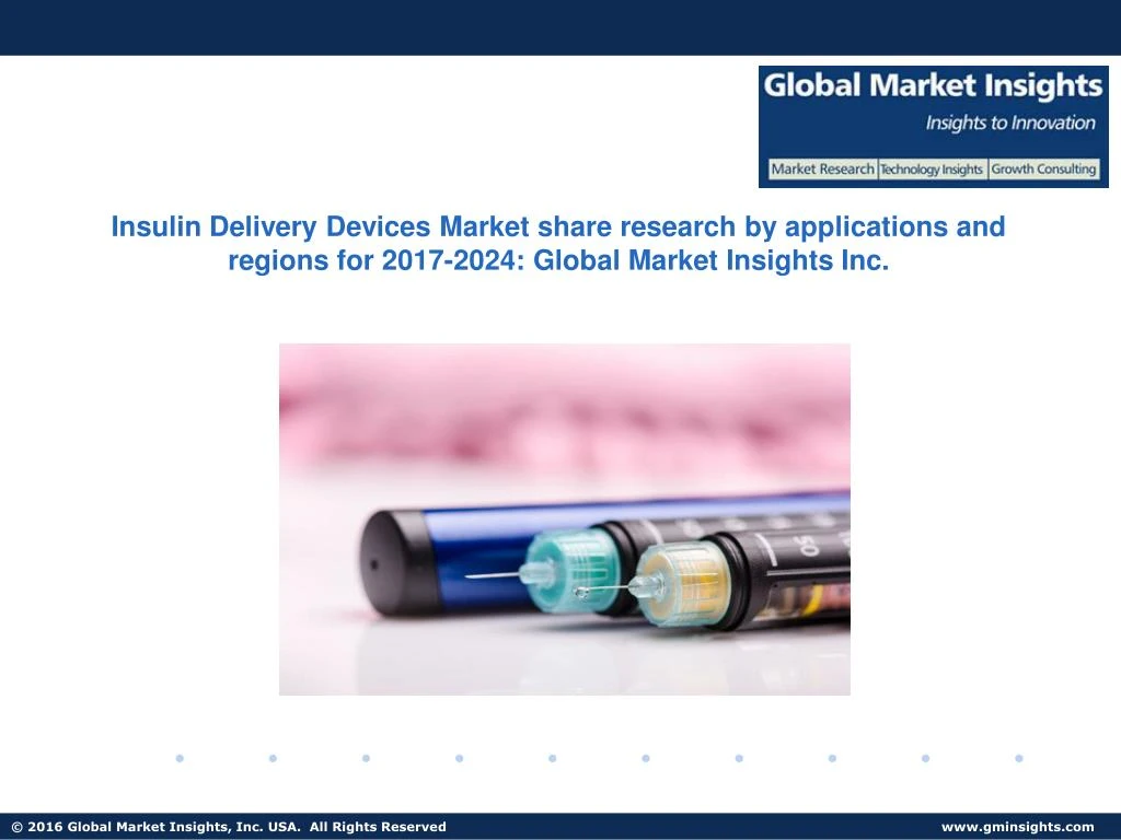 insulin delivery devices market share research