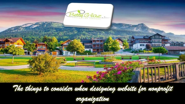 The Things to Consider When Designing Website for Non Profit Organizat